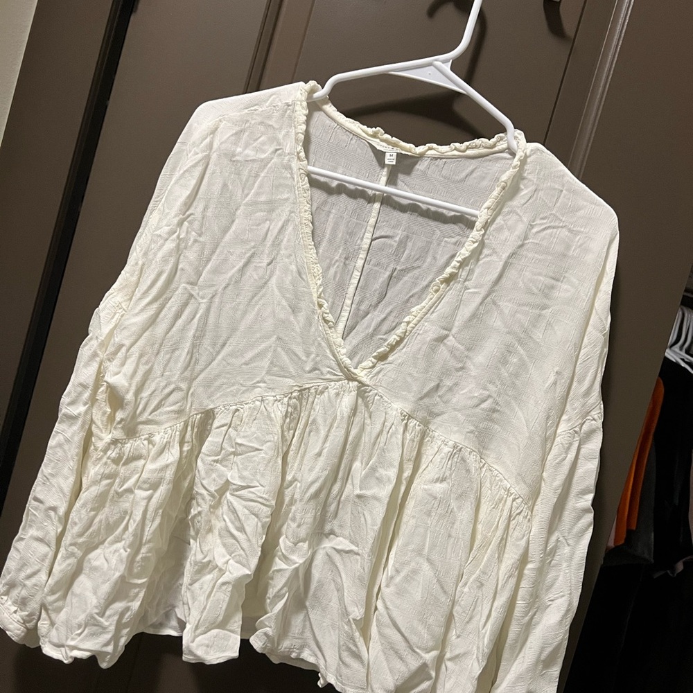 Lucky Brand cream top